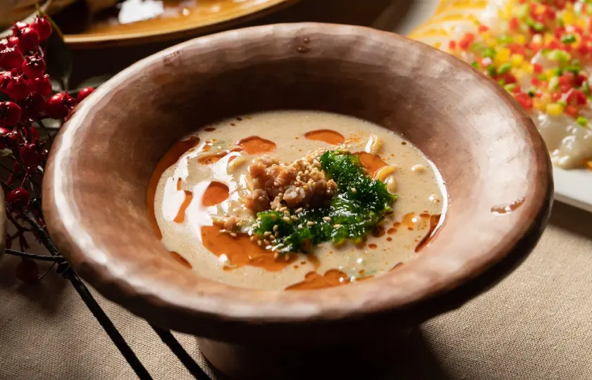 濃厚豆乳担々麺